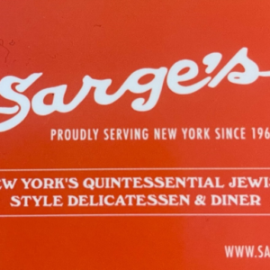 Sarge's Deli Gift Card: Gift of New York's Best Deli Food (Value $150) 2024